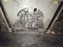 A totally blocked flue... very dangerous!!!