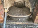 Chimney swept.. tidy up required