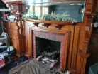 A beautiful 1889s fireplace